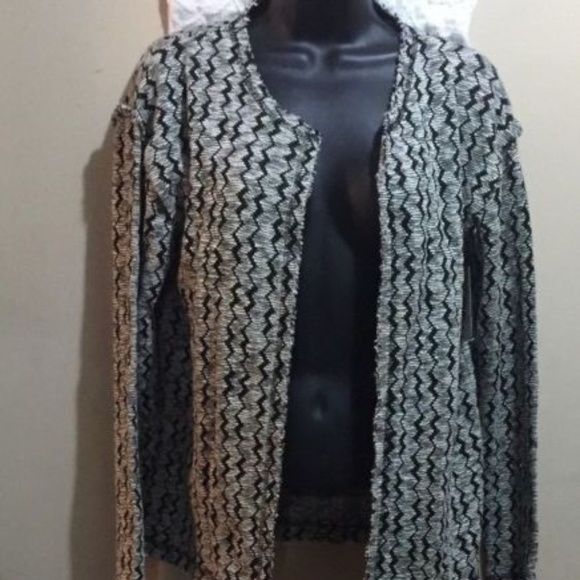 TOPSHOP SZ 4 OPEN FRONT CARDIGAN JACKET WOMEN TOP - Picture 2 of 7